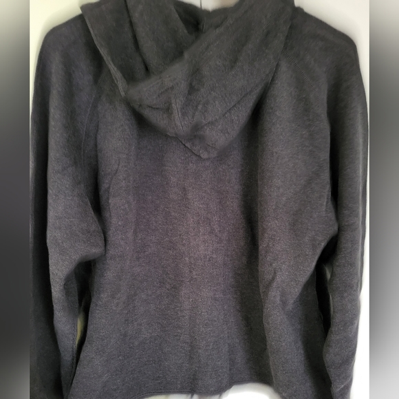 NWT Tommy Bahama "Full Kiss Hoodie" Charcoal Full Zip Jacket Sz L - Picture 3 of 4